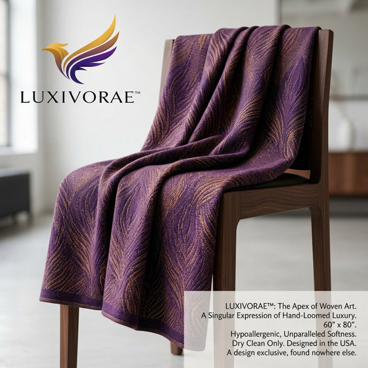 Luxivorae™ The Feather Weave Throw Blanket