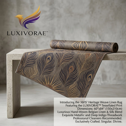 Luxivorae™ Avis Heritage Weave Linen Rug